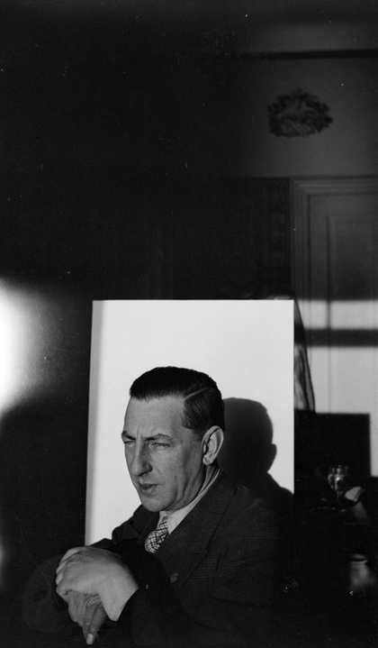 Black and white photograph of Paul Nash