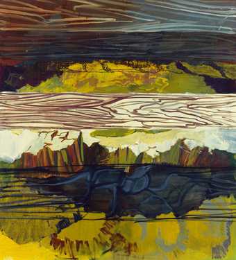Per Kirkeby Brett Felsen 2000 landscape painting