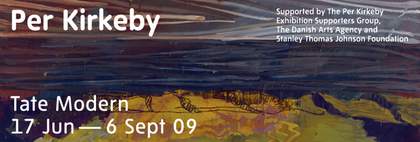 Per Kirkeby ºÚÁÏÉç exhibition banner