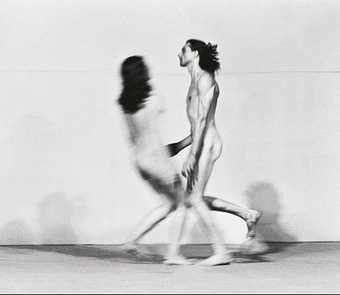 Performance by Marina Abramovic and Ulay of Relation in Space at the Venice Biennale 1976