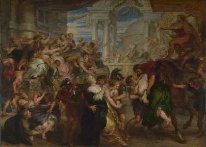 Peter Paul Rubens The Rape of the Sabine Women c.1635–40