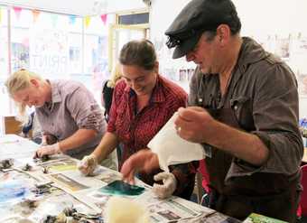 Members Printmaking workshop at Tate St Ives