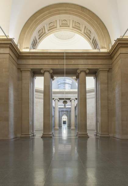 Installation shot of Susan Philipsz War Damaged Instruments