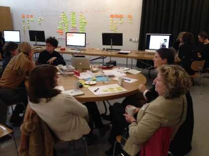 Group discussion on practice based research