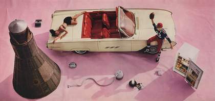 Richard Hamilton Photograph for the cover of Living Arts Magazine
