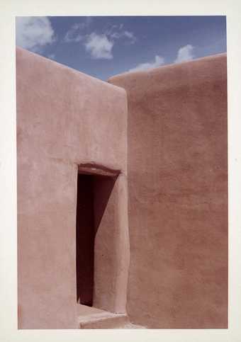 Photograph of Georgia O'Keeffe's Abiquiu house, New Mexico