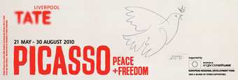 Picasso Peace and Freedom exhibition banner