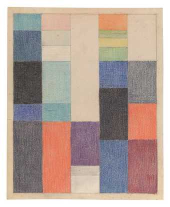 Sophie Taeuber-Arp Vertical-Horizontal Composition 1916. Stiftung Arp e.V. Berlin