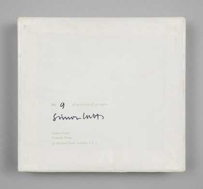 Simon Cutts Poinsettia Coracle Press, London 1975
