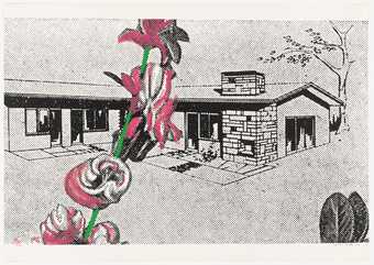 Sigmar Polke  Weekend House (Wochenendhaus) from Graphics of Capitalist Realism (Grafik des Kapitalistischen Realismus) 1967
