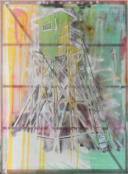 Sigmar Polke Watchtower (Hochsitz) 1984