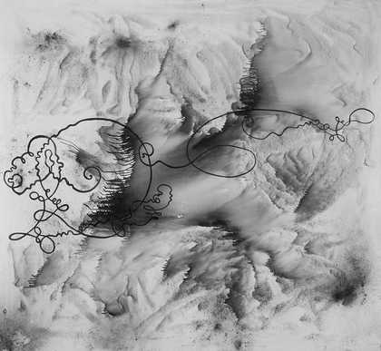 Sigmar Polke Velocitas – Firmitudo from the Dürer’s Loops series 1986