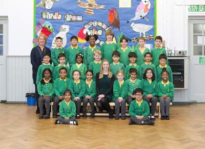 Photography of a year three class