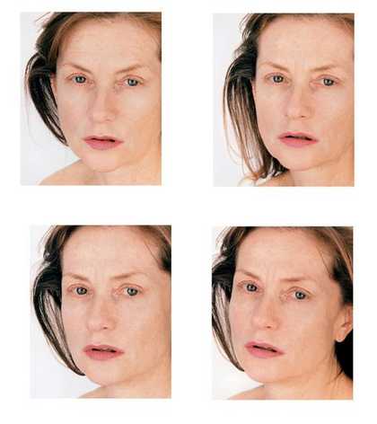 Roni Horn Detail Portrait of an Image with Isabelle Huppert 2005