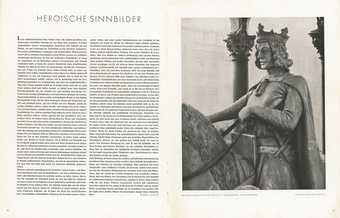 Double-page spread from the February 1943 issue of Die Kunst im Deutschen Reich