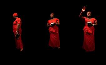 Prayer Warriors: The Survival Performances (2015) multi-channel video by Zina Saro-Wiwa