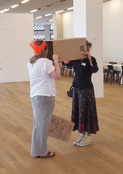 Participants at a learning research seminar at Tate Modern, June 2018
