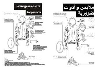 Anonymous leaflet circulated in Cairo in early 2011, offering protestors advice for peaceful mass demonstrations, confronting riot police and besieging government offices