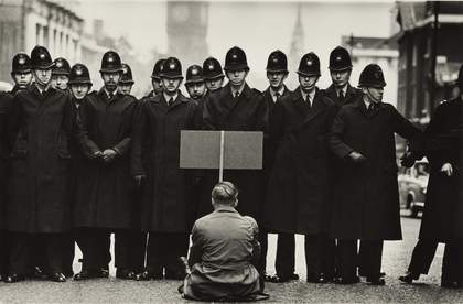 Don McCullin Protester, Cuban Missile Crisis, Whitehall, London 1962