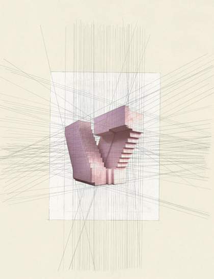 Collage by Rachel Whiteread Stairs 2003