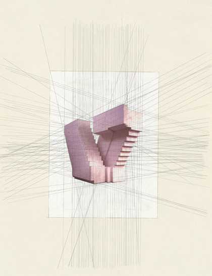 Collage by Rachel Whiteread Stairs 2003
