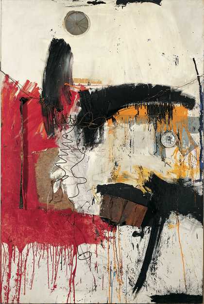 Robert Rauschenberg, First Time Painting, 1961