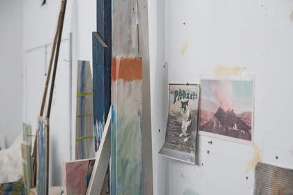 Rebecca Warren's east London studio, July 2017