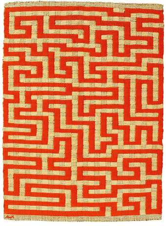 Anni Albers Red Meander 1954 Private Collection © 2018 The Josef and Anni Albers Foundation/Artists Rights Society (ARS), New York/DACS, London