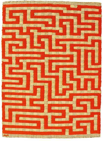 Anni Albers Red Meander 1954 Private Collection © 2018 The Josef and Anni Albers Foundation/Artists Rights Society (ARS), New York/DACS, London