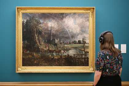 Listen to Constable’s Salisbury Cathedral from the Meadows