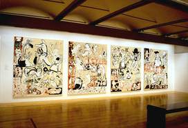 Paula Rego installation view 1996 Tate Liverpool