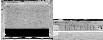 Frances Hodgkins Wings over Water c.1931–2 Reverse in raking light before lining