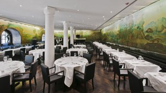 Photograph of the Rex Whistler restaurant at Tate Britain