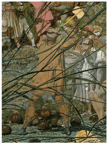 Richard Dadd The Fairy Fellers Master Stroke detail depicting the fairy feller raising his axe