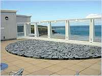 Richard Long Slate Atlantic 2002 Installation view at Tate St Ives 2002