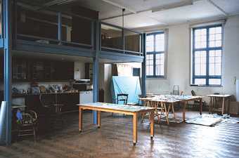 Bridget Riley's studio in London's East End