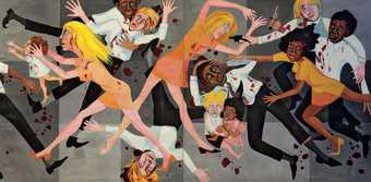 Faith Ringgold, American People Series #20: Die, 1967