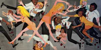 Faith Ringgold, American People Series #20: Die, 1967