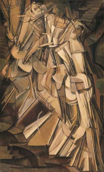 Marcel Duchamp Nude Descending a Staircase No.2 1912 