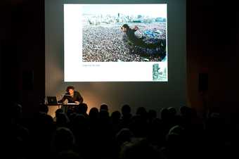 Rabih Mroué, Theater with dirty feet – a talk on theater into art 2008