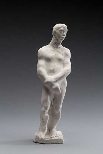 Auguste Rodin Male Nude Standing with the Head of Slavic Woman