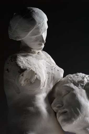 Auguste Rodin Assemblage: Female torso with the head of Woman with a Bun and head of Pierre de Wissant, reduction