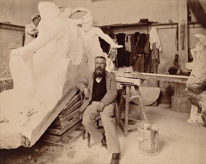 Photograph of Auguste Rodin