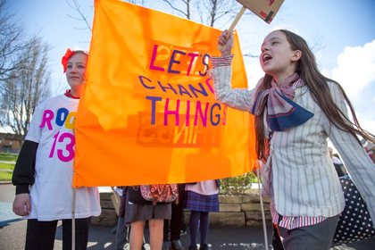 'Let's Change Things!' Room 13 Hareclive children calling for safer streets in Hartcliffe 2017
