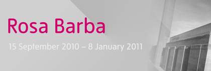 Rosa Barba exhibition banner