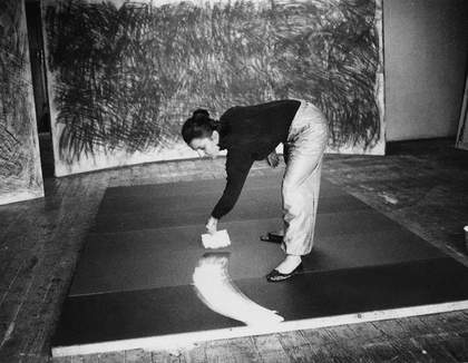 Photograph from Rosemarie Castoro’s Journal, 1970-71