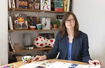 Merchandise Director, Rosey Blackmore, in her office at Tate Britain