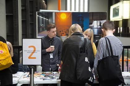 people speaking to Tate staff