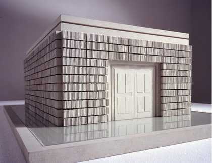 Rachel Whiteread Maquette for Judenplatz Holocaust Memorial 1995 © Rachel Whiteread