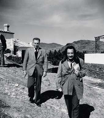 Salvador Dalí and Walt Disney at Dalí’s home in Port Lligat, Spain 1957